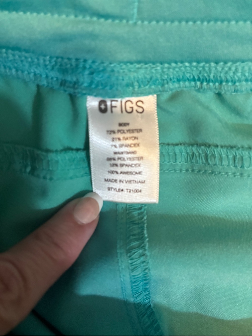 Figs Kade Cargo Scrub Pants in surgical green po 1917 size Small - Picture 4 of 5